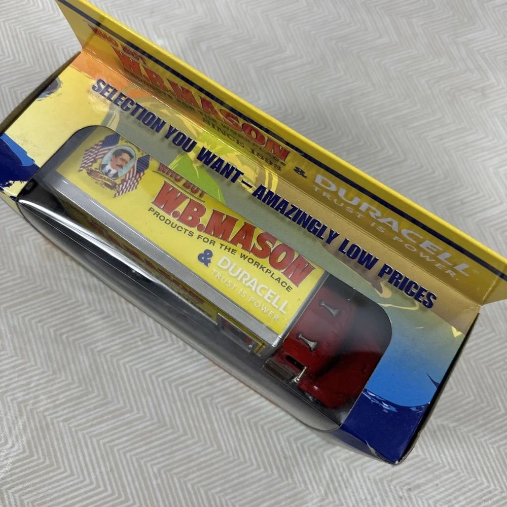 WB MASON &Duracell Delivery Truck‎ Box Diecast Truck Toy New in Box Who But